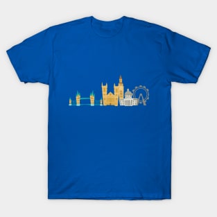 Cartoon city escape of London T-Shirt